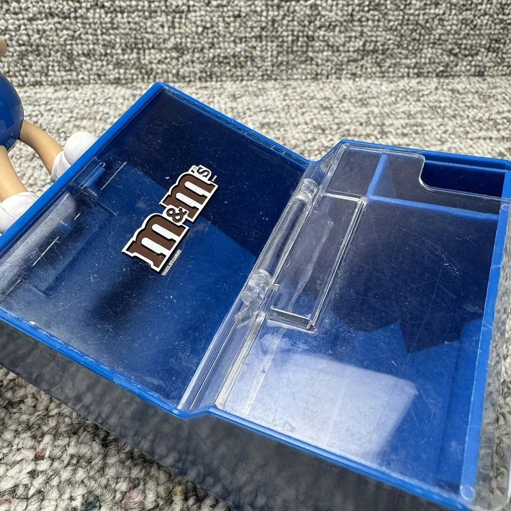 M&M'S Candy Holder 2012 Mars Inc Blue No Scooper Gift